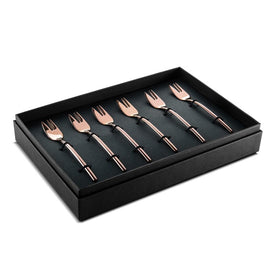 Due Bronzo Cake Forks Set of 6