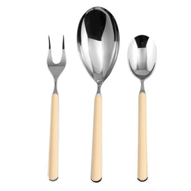 Fantasia Three-Piece Vaniglia (Vanilla) Serving Set