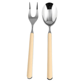 Fantasia Two-Piece Vaniglia (Vanilla) Serving Set