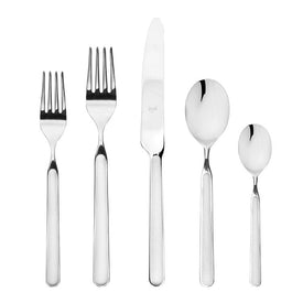 Fantasia Five-Piece China (White) Flatware Set