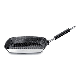 Fantasia Stone 11" 18/10 Stainless Steel Non-Stick Grill Pan