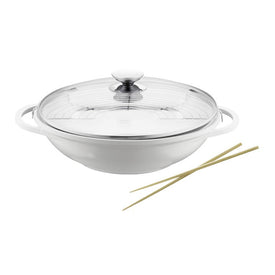 Vario Click Pearl Induction 13.5"/5.25-Quart Wok with Lid