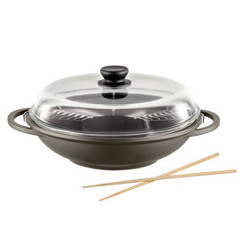 Tradition Induction 13.5"/5.25-Quart Wok with Lid