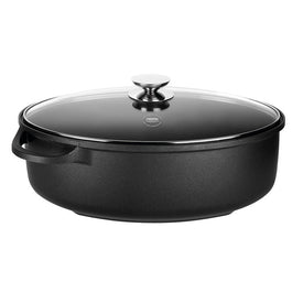 SignoCast Non-Stick Oval Roaster 15" x 10"/8.75-Quart with Lid
