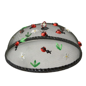 Lady Bugs Embroidered Mesh Food Domes Set of 4