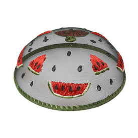 Watermelon Embroidered Mesh Food Domes Set of 4
