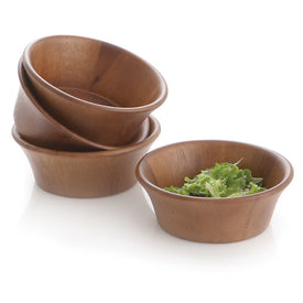 Ciara Individual Wood Salad Bowls Set of 4