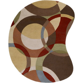 Forum 8' x 10' Kidney-Shaped Area Rug