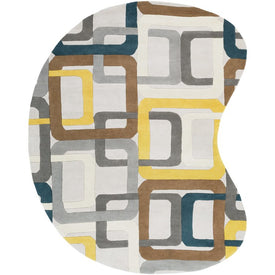 Forum 8' x 10' Kidney-Shaped Area Rug