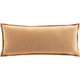 12" x 30" Cotton Velvet Pillow with Insert