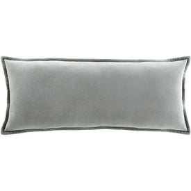 12" x 30" Cotton Velvet Pillow with Insert