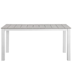 EEI-1508-WHI-LGR Outdoor/Patio Furniture/Outdoor Tables