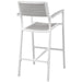 EEI-1510-WHI-LGR Outdoor/Patio Furniture/Patio Bar Furniture