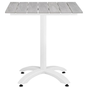 EEI-1514-WHI-LGR Outdoor/Patio Furniture/Outdoor Tables