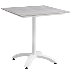 EEI-1514-WHI-LGR Outdoor/Patio Furniture/Outdoor Tables