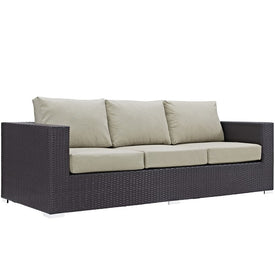 Convene Outdoor Patio Sofa with Cushions