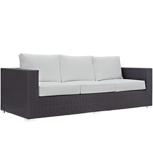 EEI-1844-EXP-WHI Outdoor/Patio Furniture/Outdoor Sofas