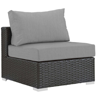 Product Image: EEI-1854-CHC-GRY Outdoor/Patio Furniture/Outdoor Sofas