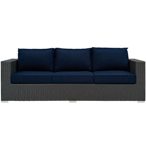 EEI-1860-CHC-NAV Outdoor/Patio Furniture/Outdoor Sofas