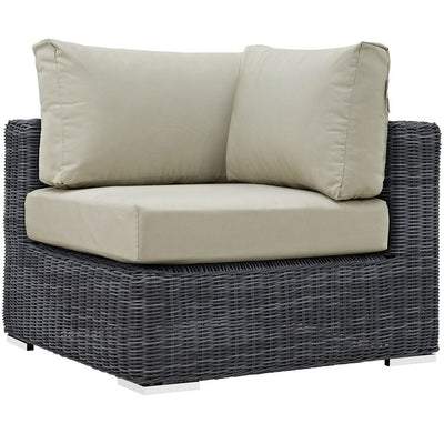 Product Image: EEI-1870-GRY-BEI Outdoor/Patio Furniture/Outdoor Sofas