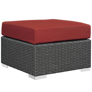 EEI-1879-CHC-RED-SET Outdoor/Patio Furniture/Outdoor Sofas