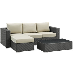 EEI-1889-CHC-BEI-SET Outdoor/Patio Furniture/Outdoor Sofas