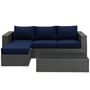 EEI-1889-CHC-NAV-SET Outdoor/Patio Furniture/Outdoor Sofas