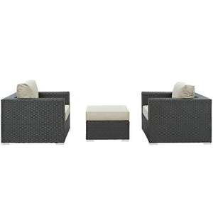 EEI-1891-CHC-BEI-SET Outdoor/Patio Furniture/Patio Conversation Sets