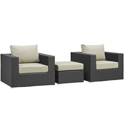 Product Image: EEI-1891-CHC-BEI-SET Outdoor/Patio Furniture/Patio Conversation Sets