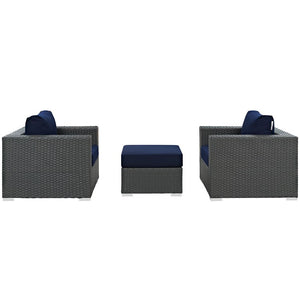 EEI-1891-CHC-NAV-SET Outdoor/Patio Furniture/Patio Conversation Sets