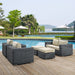 EEI-1893-GRY-BEI-SET Outdoor/Patio Furniture/Outdoor Sofas