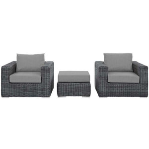EEI-1905-GRY-GRY-SET Outdoor/Patio Furniture/Patio Conversation Sets