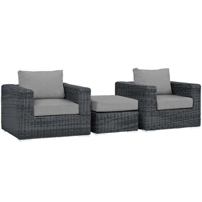 Product Image: EEI-1905-GRY-GRY-SET Outdoor/Patio Furniture/Patio Conversation Sets