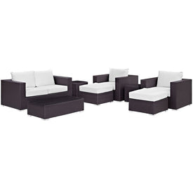 Convene Eight-Piece Outdoor Patio Sofa Set