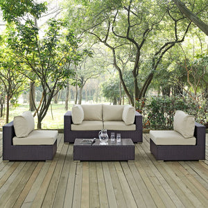 EEI-2163-EXP-BEI-SET Outdoor/Patio Furniture/Outdoor Sofas