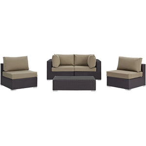 EEI-2163-EXP-MOC-SET Outdoor/Patio Furniture/Outdoor Sofas