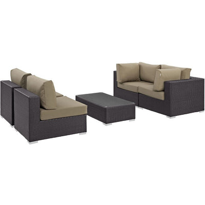 Product Image: EEI-2163-EXP-MOC-SET Outdoor/Patio Furniture/Outdoor Sofas