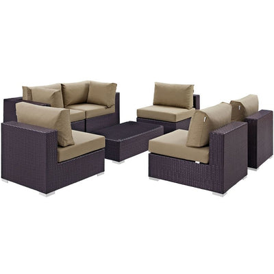 Product Image: EEI-2164-EXP-MOC-SET Outdoor/Patio Furniture/Outdoor Sofas