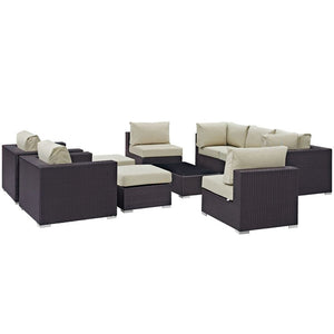 EEI-2169-EXP-BEI-SET Outdoor/Patio Furniture/Outdoor Sofas