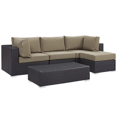 Product Image: EEI-2172-EXP-MOC-SET Outdoor/Patio Furniture/Outdoor Sofas