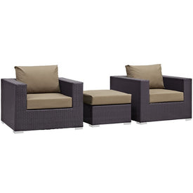 Convene Three-Piece Outdoor Patio Set