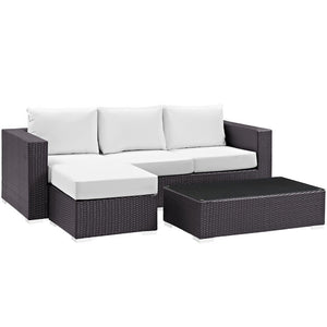 EEI-2178-EXP-WHI-SET Outdoor/Patio Furniture/Outdoor Sofas