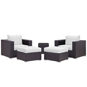 EEI-2201-EXP-WHI-SET Outdoor/Patio Furniture/Patio Conversation Sets