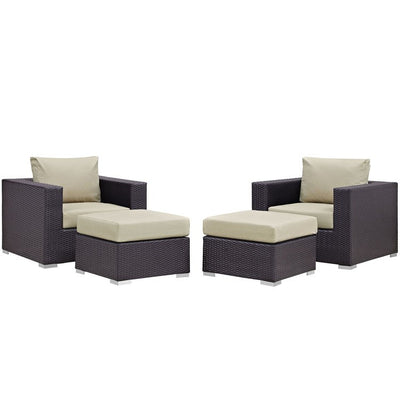 Product Image: EEI-2202-EXP-BEI-SET Outdoor/Patio Furniture/Patio Conversation Sets