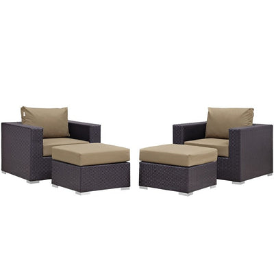 Product Image: EEI-2202-EXP-MOC-SET Outdoor/Patio Furniture/Patio Conversation Sets
