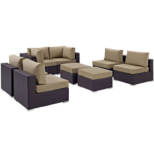 EEI-2204-EXP-MOC-SET Outdoor/Patio Furniture/Outdoor Sofas