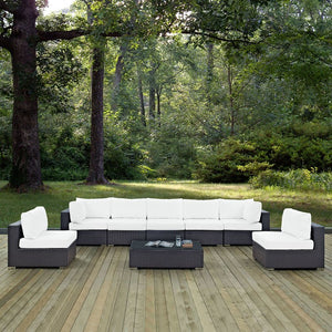 EEI-2205-EXP-WHI-SET Outdoor/Patio Furniture/Outdoor Sofas