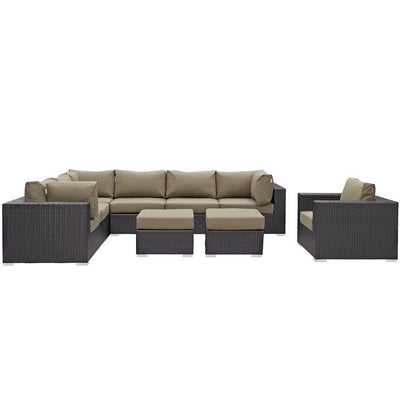 Product Image: EEI-2208-EXP-MOC-SET Outdoor/Patio Furniture/Outdoor Sofas