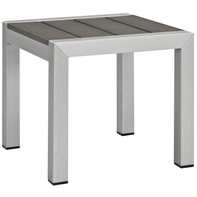 Product Image: EEI-2248-SLV-GRY Outdoor/Patio Furniture/Outdoor Tables