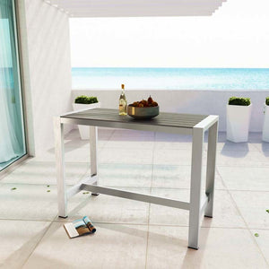 EEI-2253-SLV-GRY Outdoor/Patio Furniture/Outdoor Tables